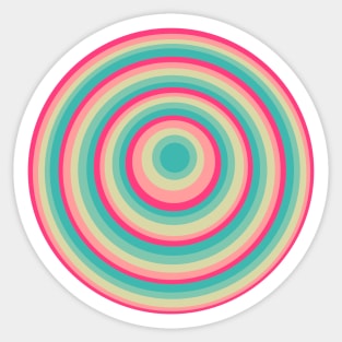 Abstract Circle Sticker